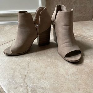 Taupe booties